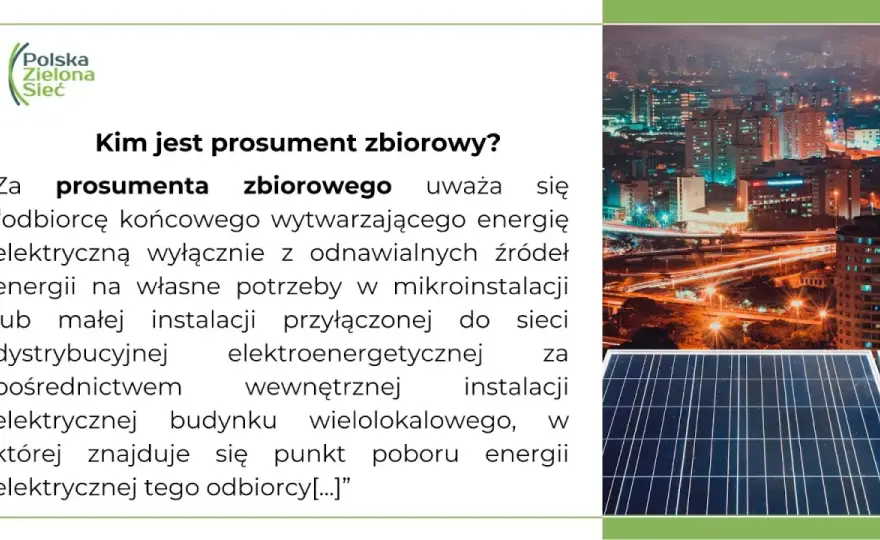 Prosument zbiorowy - Jak oszczędzać energię w bloku?
