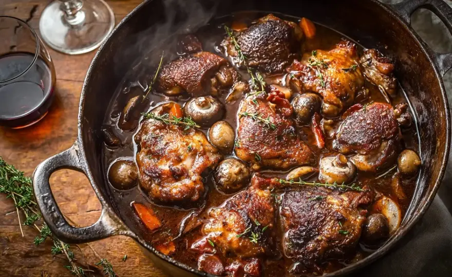 Coq au Vin - Quel vin choisir pour une sauce parfaite?
