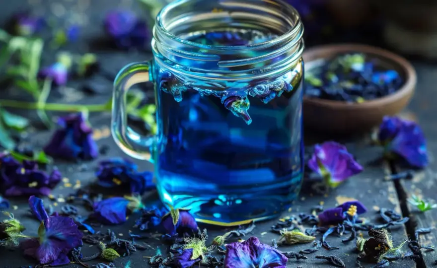 Herbata Butterfly Pea Tea - egzotyczny napój o niebieskim kolorze