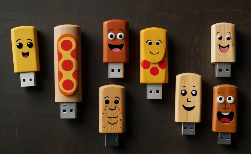 Jakie są nietypowe pendrive’y? 7 gadżetów, które wywołają uśmiech