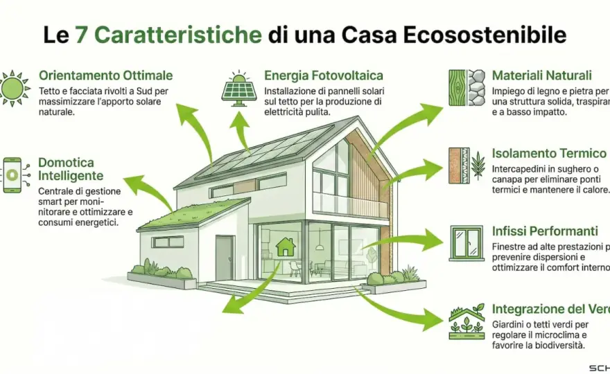 Casa sostenibile - gli esempi e i criteri che contano davvero