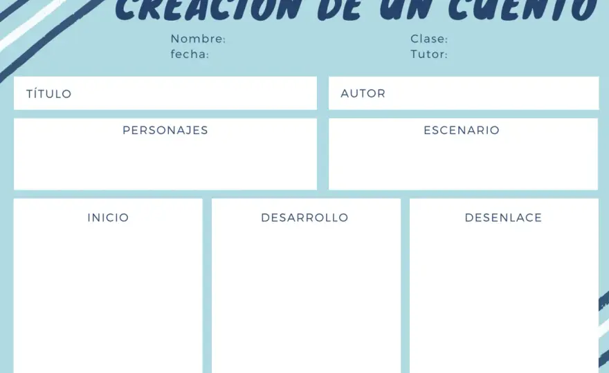 Plantilla para escribir un cuento en primaria - Guía efectiva