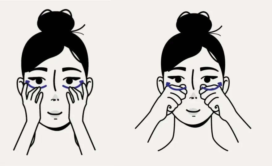 Automassage du visage pour détendre les traits en douceur