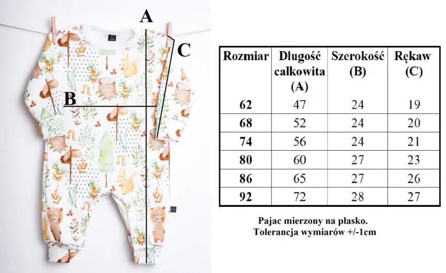 Rozmiar ubranek niemowlęcych - 56 czy 62 na start?