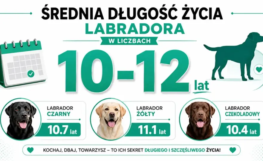 Ile żyją labradory i co pomaga im dożyć późnych lat