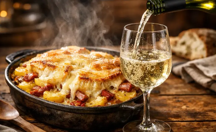 Quel vin boire avec une tartiflette - L'accord parfait