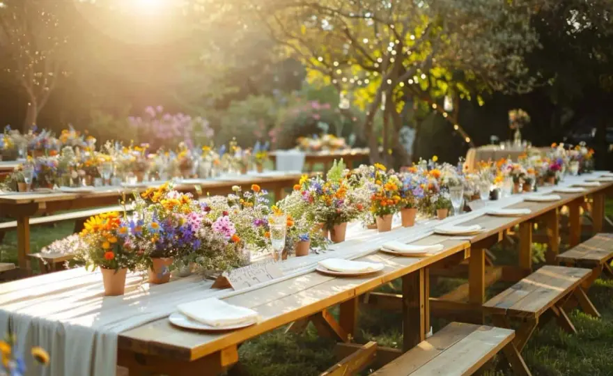 Repas mariage bonne franquette - Réussir sa réception conviviale