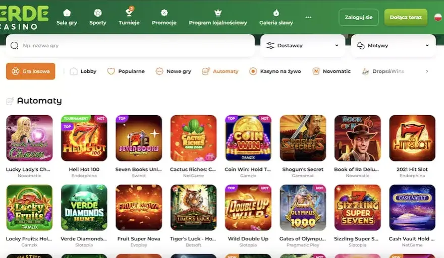 Jakie gry wybrać z bonusem 100 zł w Verde Casino, aby wygrać?