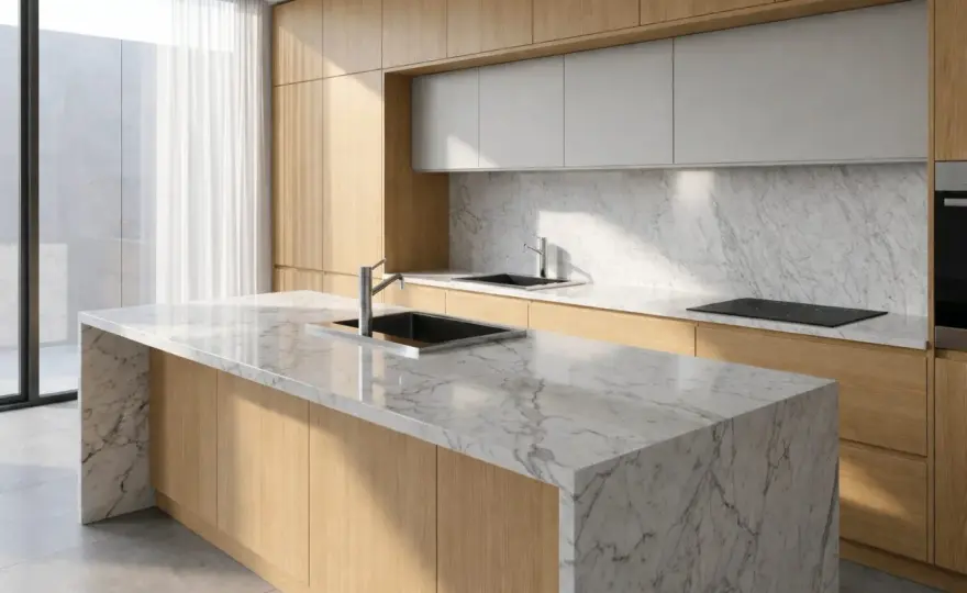 Marmo in cucina - Guida completa: finiture, costi e manutenzione