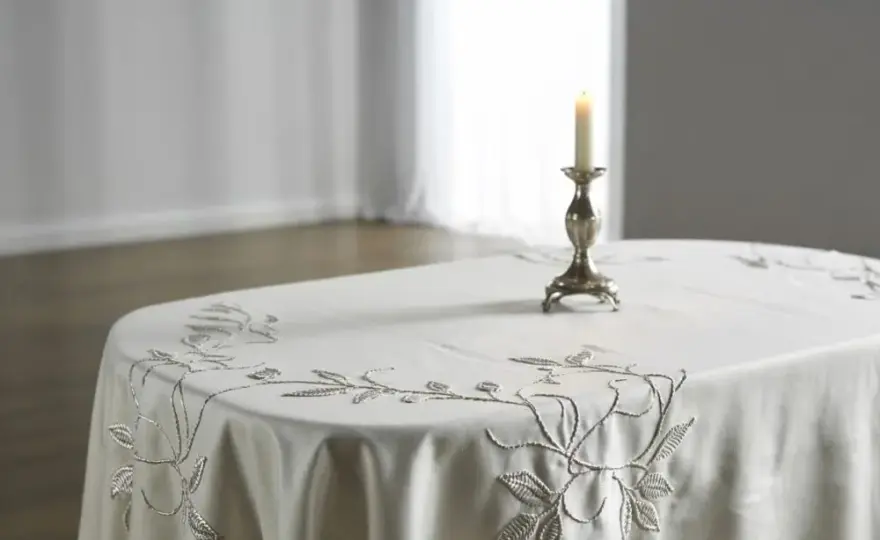 Jaki obrus do salonu? Wybierz idealny rozmiar, materiał i styl