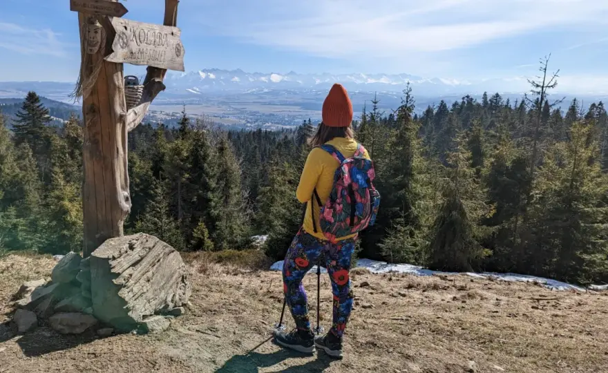 Łapsowa Polana - krótki szlak, widok na Tatry. Czy warto?