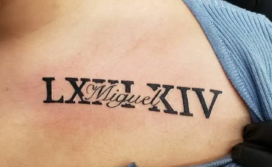 Tatuaż z cyframi - Jak wybrać wzór, który przetrwa lata?