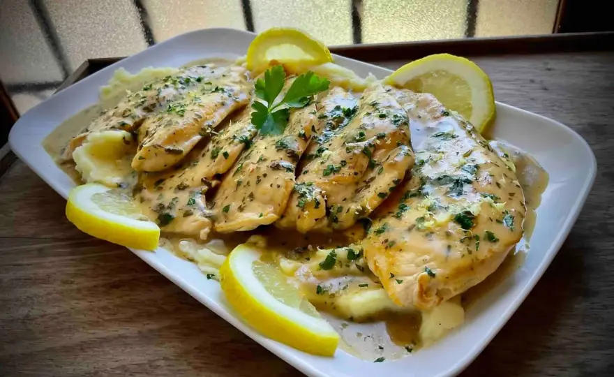 Pollo al limón jugoso en 35 minutos y sin que quede seco