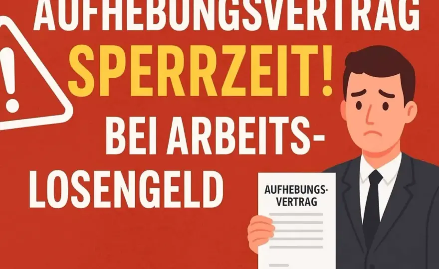 Sperrzeit beim Arbeitslosengeld - wann sie droht und was hilft