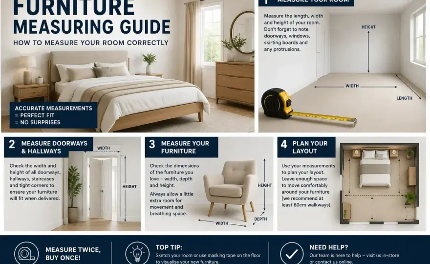 UK Furniture Dimensions - Plan Your Room Perfectly!