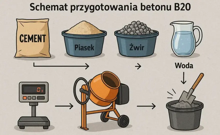 Beton B20 - Proporcje, Zastosowanie i Błędy. Sprawdź!
