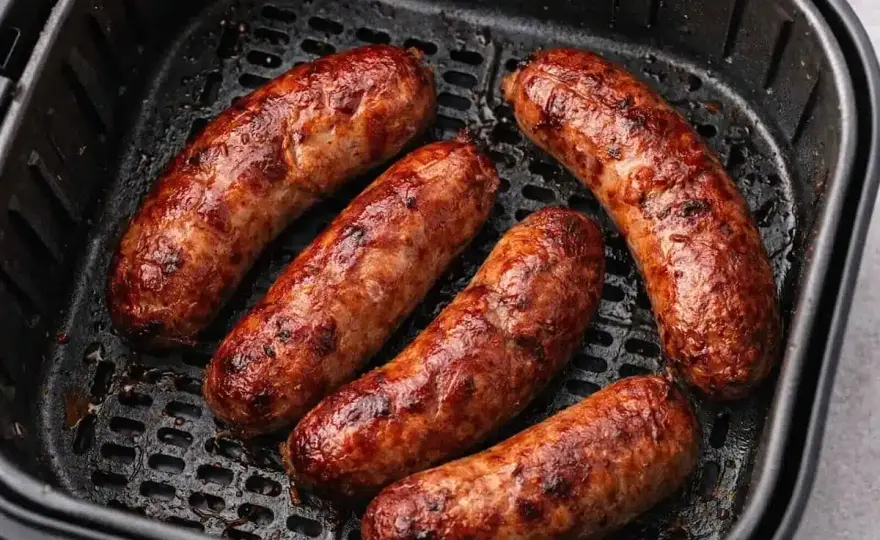 Salsiccia in friggitrice ad aria - tempi giusti e risultato succoso
