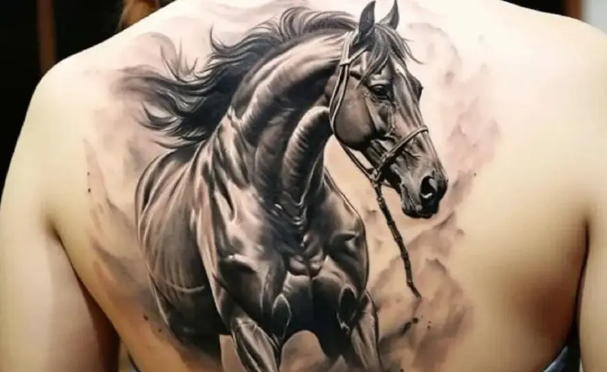Tatuaż koń - Znaczenie, wzory, styl. Wybierz swój symbol!