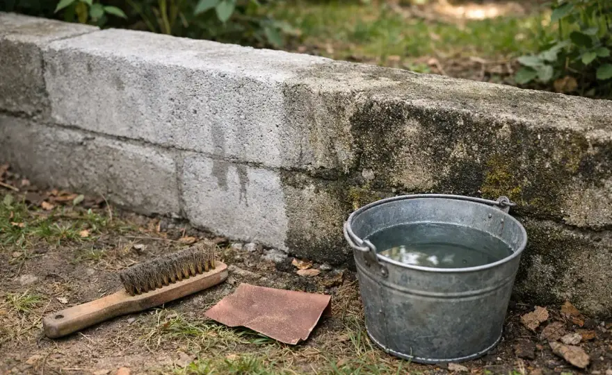 Jak odnowić stary murek betonowy - Poradnik krok po kroku
