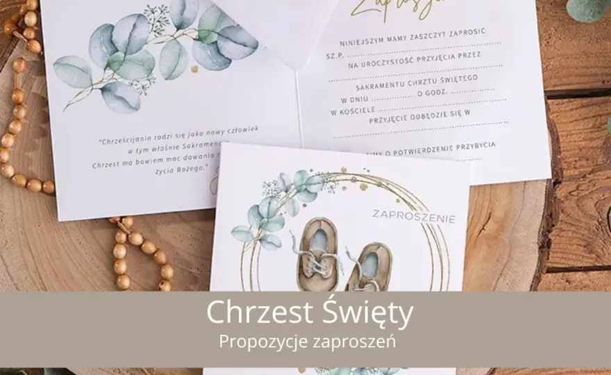 Zaproszenie na chrzest dla chrzestnych: Poradnik elegancji i serca