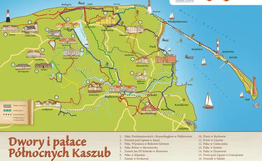 Dwory i pałace na Kaszubach - gdzie pojechać i jak zaplanować trasę
