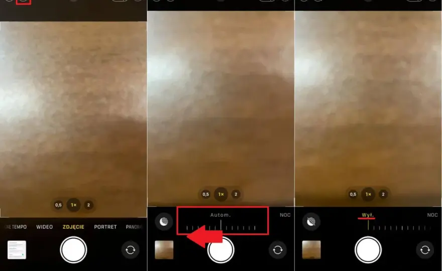 Tryb nocny w iPhonie - Jak robić ostre zdjęcia po zmroku?