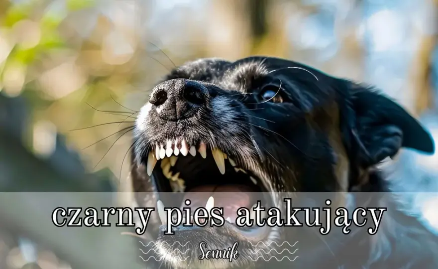 Znaczenie snu o atakującym czarnym psie - ostrzeżenie czy zły omen?