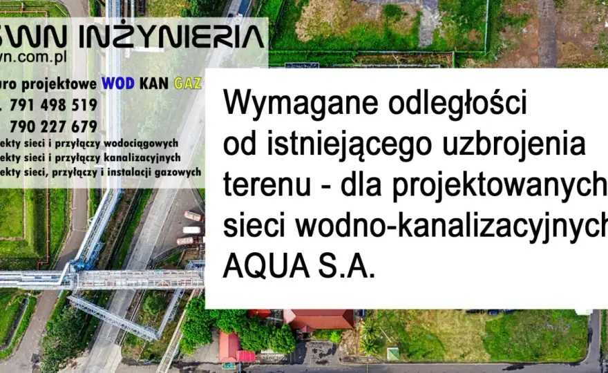 Jakie odległości przyłączy wodociągowych zachować na działce?