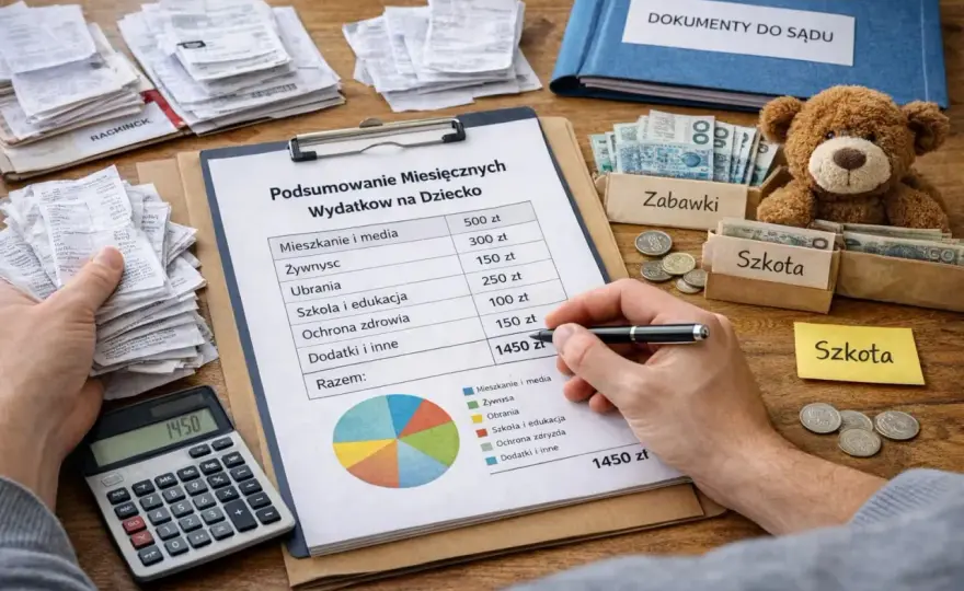 Alimenty: Jak dokumentować wydatki na dziecko? Poradnik.