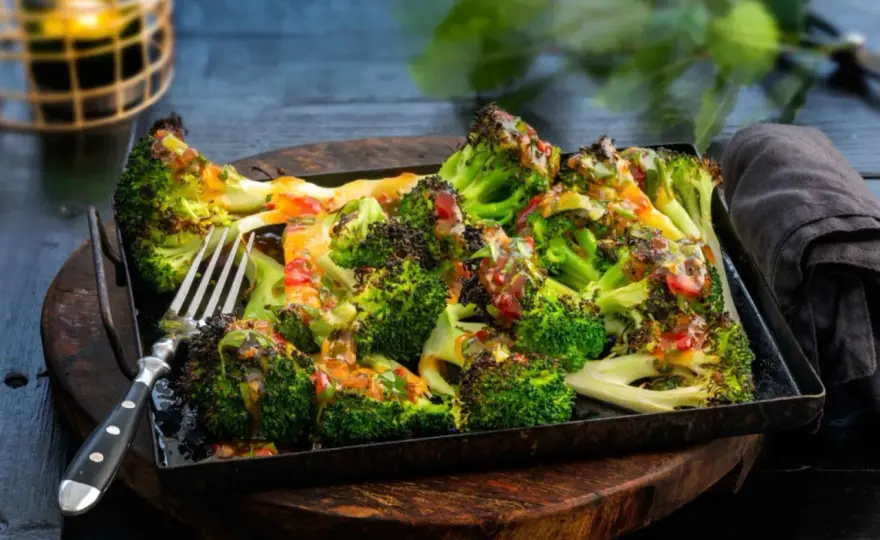 Ugnsrostad broccoli - få rätt yta, smak och temperatur