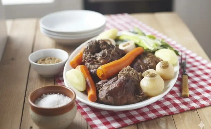 Pot-au-feu au vin blanc - Le secret d'un bouillon parfait