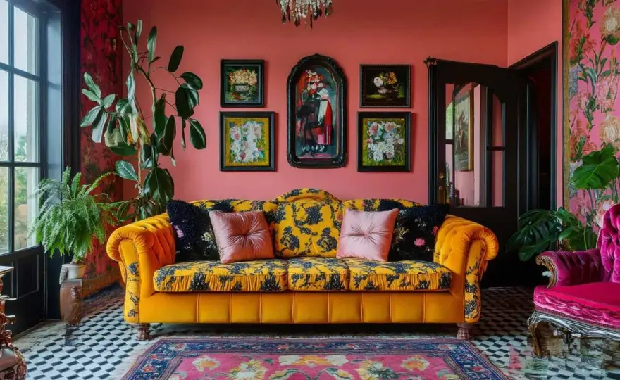 Small Maximalist Bedroom - Layered Style, Not Clutter