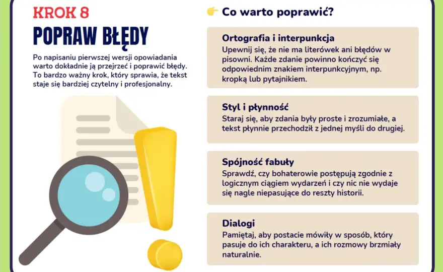 Opowiadanie - jak napisać ciekawe i bez błędów?