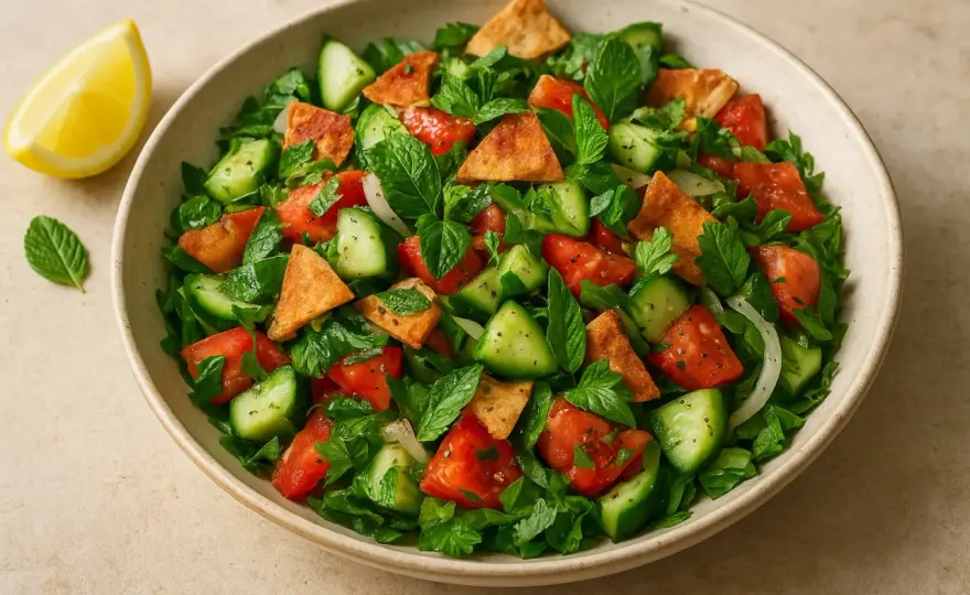 Fattoush Recept - Så får du perfekt krispighet & smak