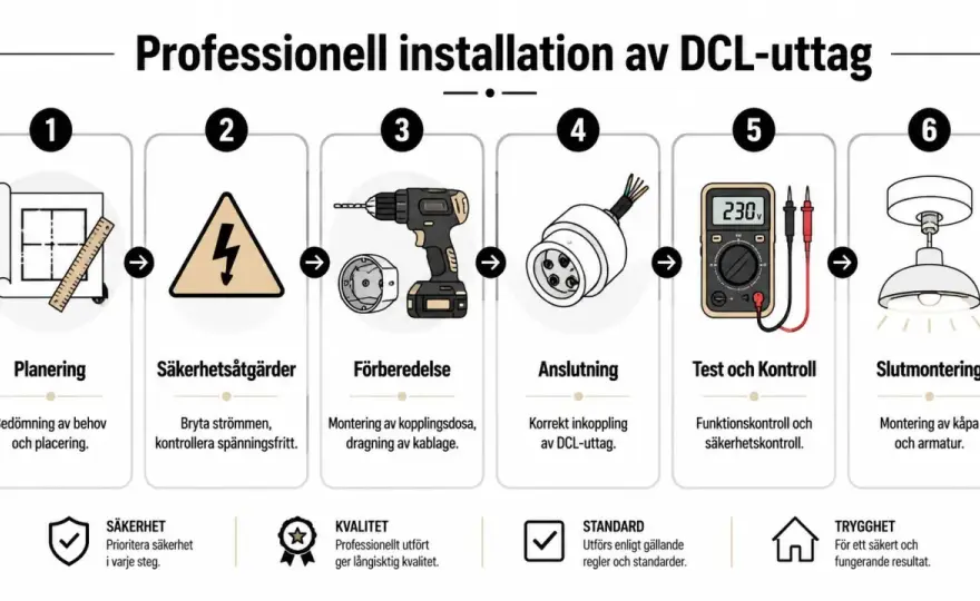 Gammal taklampa i DCL-uttag? Så kontrollerar du säkerheten