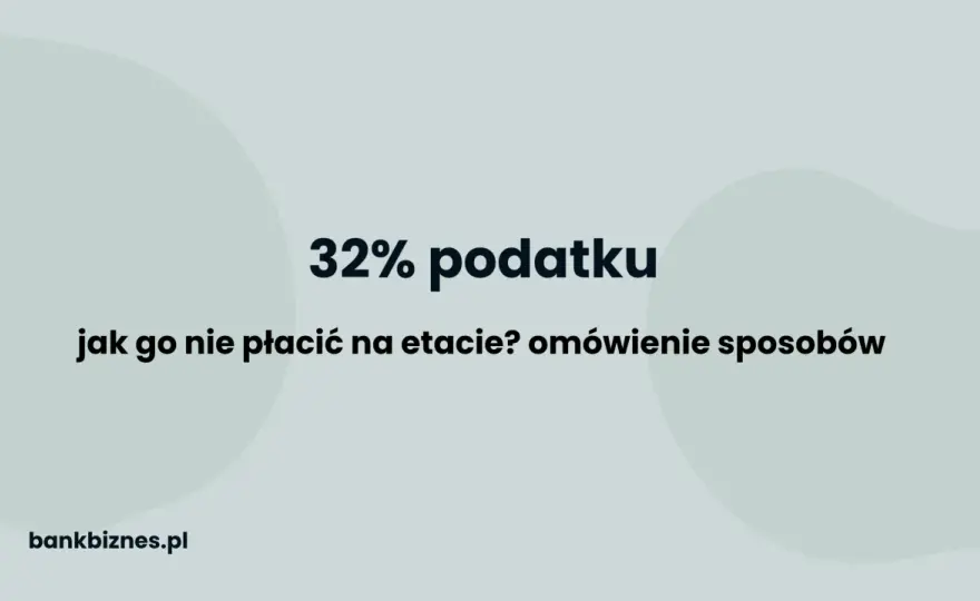 Jak nie płacić 32% podatku - obniż drugi próg legalnie
