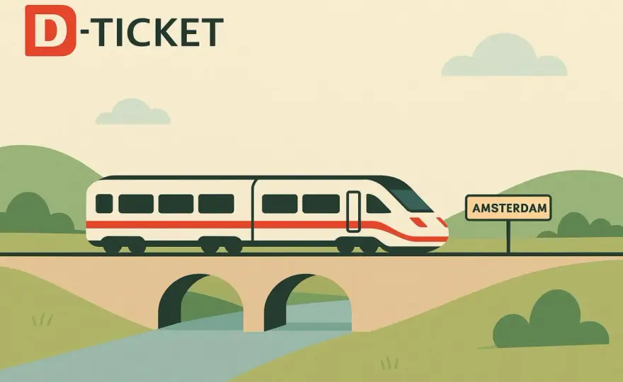 Deutschlandticket Amsterdam - Geht das? Die Wahrheit über deine Reise