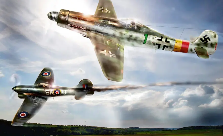 Ta 152 vs. P-51 Mustang - Wer gewann den Luftkampf?