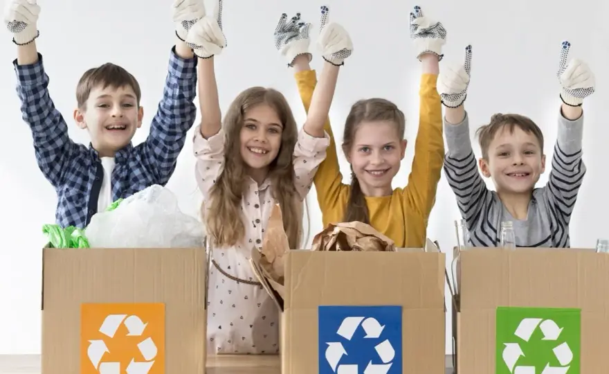 Taller de reciclaje para niños - Guía práctica y creativa