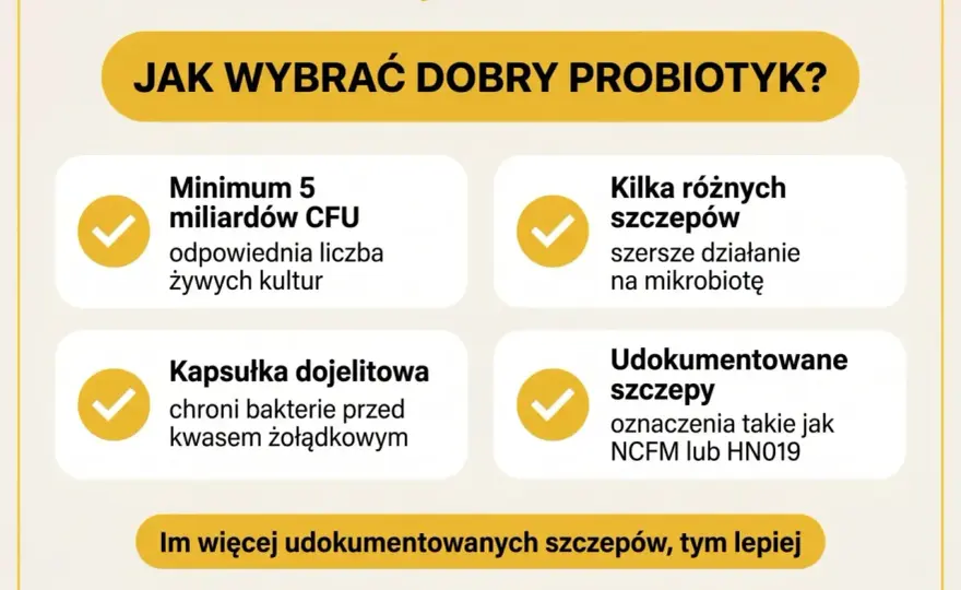 Dobry probiotyk dla dorosłych - jak wybrać i kiedy ma sens?