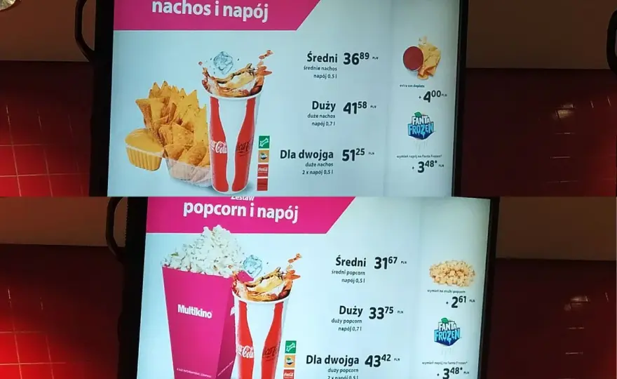 Ceny w Multikinie: Popcorn, Cola i Zestawy Ile Zapłacisz?