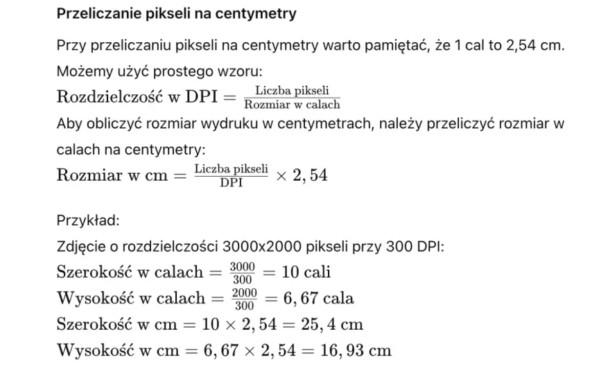 Ile dpi do druku - Jak dobrać rozdzielczość do formatu zdjęcia?