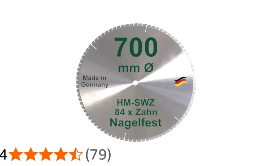700-mm-Kreissägeblatt mit 84 Zähnen - was wirklich zählt