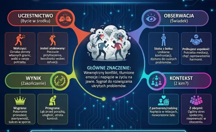 Sen o kłótni - Co oznacza i dlaczego nie zapowiada awantury?