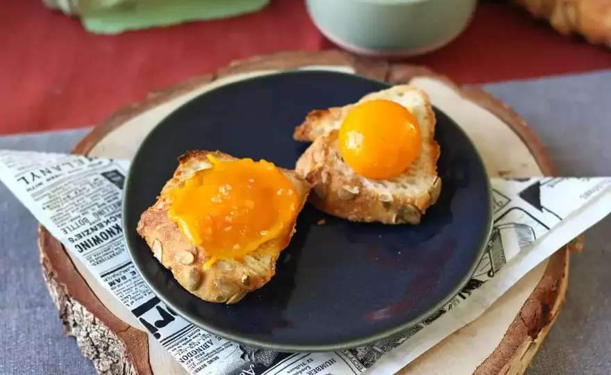 Jaune d'œuf confit - la méthode pour une texture fondante