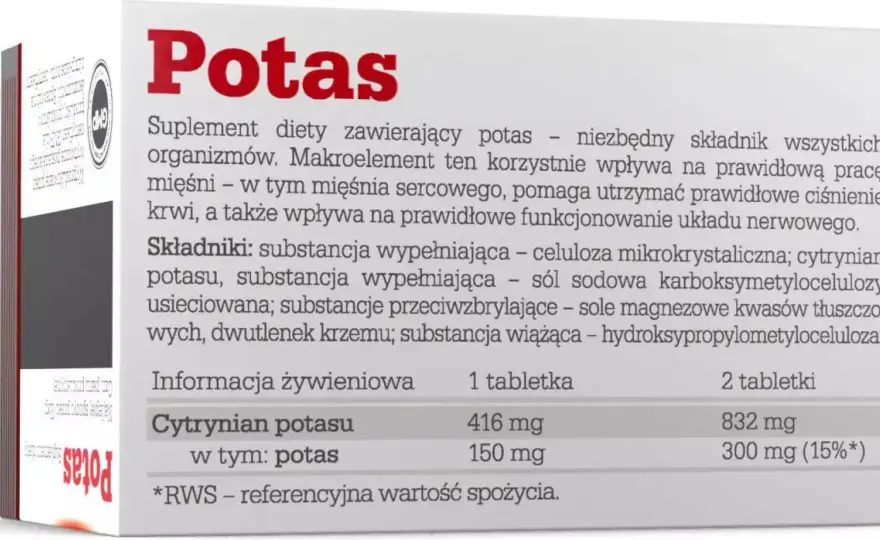 Potas - na co pomaga? Suplement czy dieta?