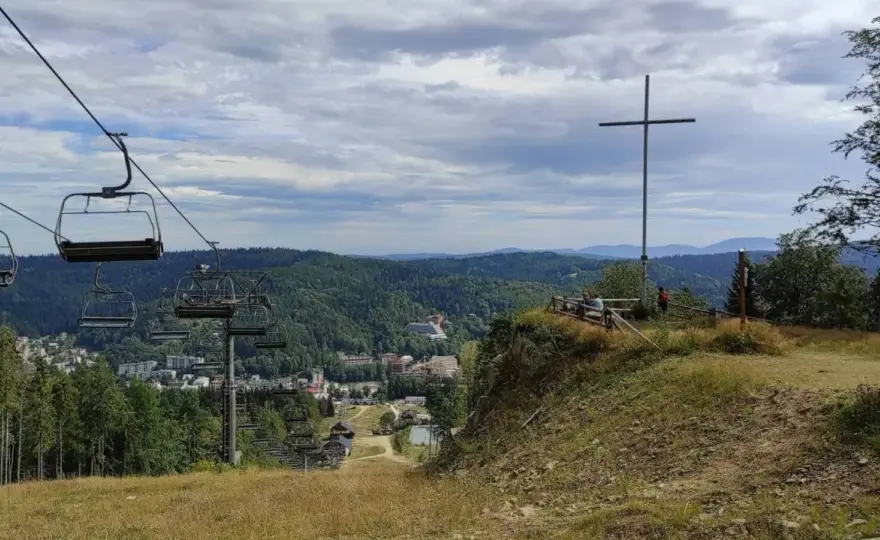 Góra Krzyżowa w Krynicy-Zdroju - trasa, czas i warianty