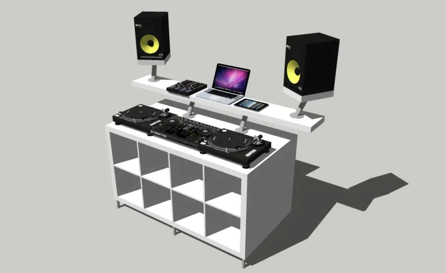 Jak zbudować stół DJ? Poradnik DIY: wymiary, koszty, IKEA hack