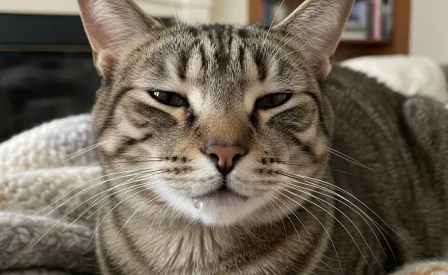 Mi gato babea mucho - ¿Normal o urgencia veterinaria?