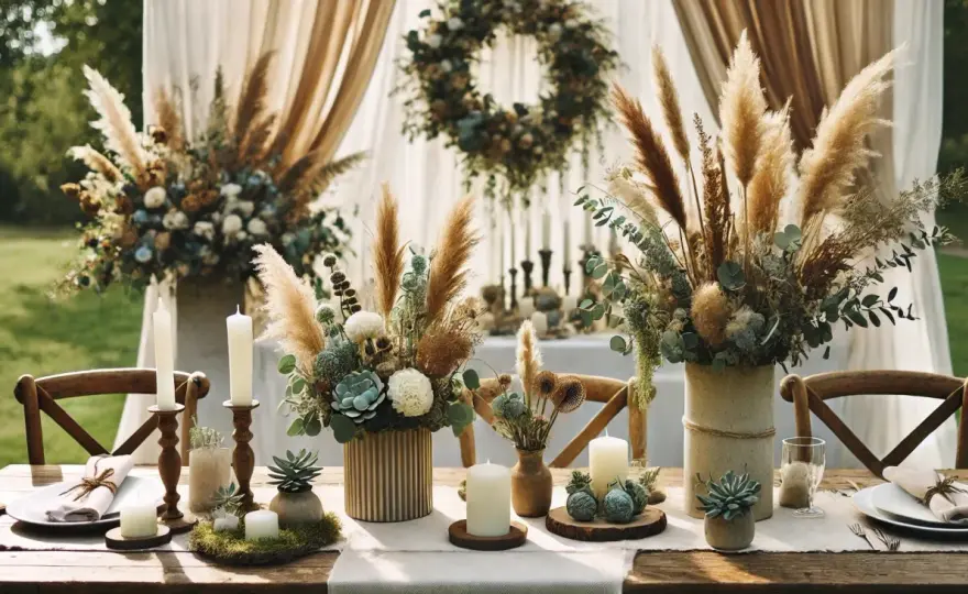 Décoration florale communion - L'élégance sans fausse note